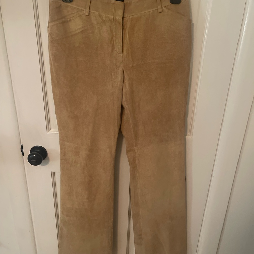 Tan Suede Pants
